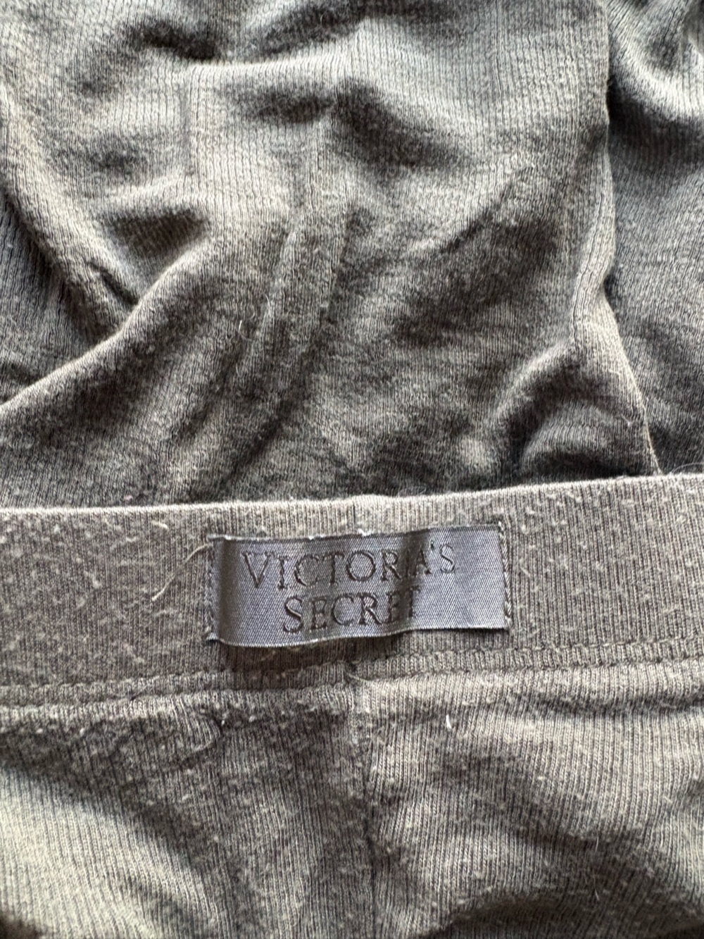 Victoria's Secret Olive Green Knit sleep set